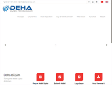 Tablet Screenshot of deha-teknoloji.com